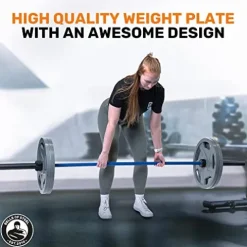 Bells of Steel Cast Iron Weight Plates – Mighty Grip Olympic Weight Plates Gray