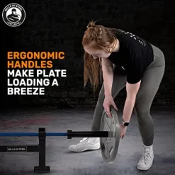 Bells of Steel Cast Iron Weight Plates – Mighty Grip Olympic Weight Plates Gray