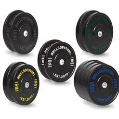 Bells of Steel Dead Bounce Conflict Bumper Plates – Commercial & Home Gym – Olympic Weight Set