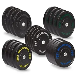 Bells of Steel Dead Bounce Conflict Bumper Plates – Olympic Weight Set