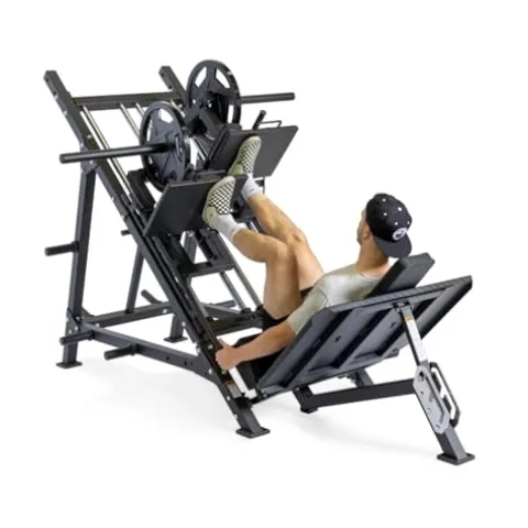 Bells of Steel Leg Press Hack Squat Machine Black