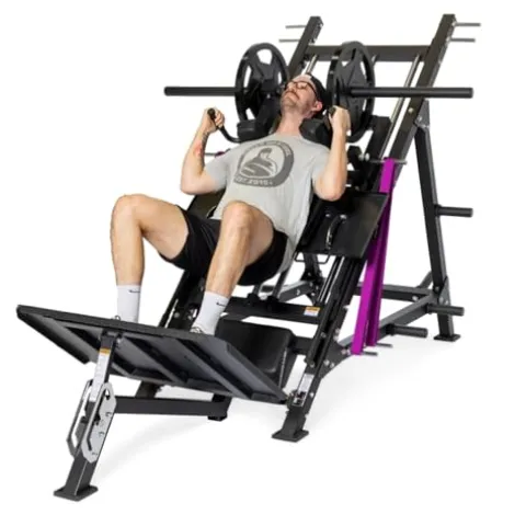 Bells of Steel Leg Press Hack Squat Machine Black
