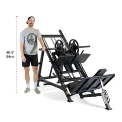 Bells of Steel Leg Press Hack Squat Machine Black