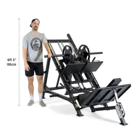 Bells of Steel Leg Press Hack Squat Machine Black