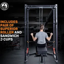 Bells of Steel Light Commercial Power Rack – Squat Rack for Home Gym and Commercial