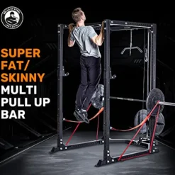 Bells of Steel Light Commercial Power Rack – Squat Rack for Home Gym and Commercial