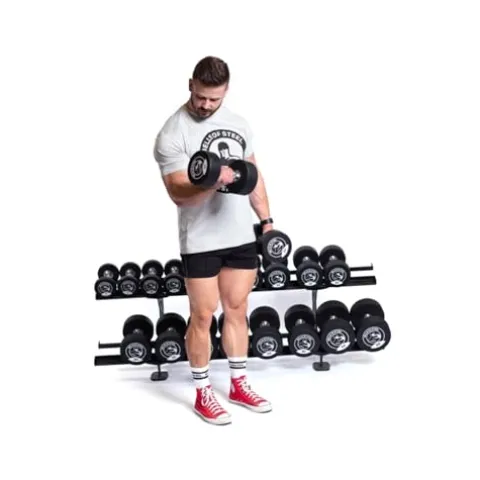 Bells of Steel Urethane Dumbbells Set 85-100lb