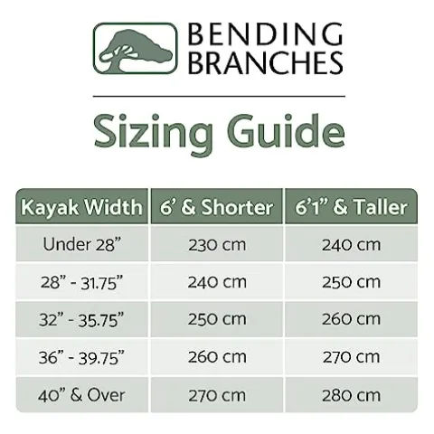 BENDING BRANCHES Angler Navigator Kayak Fishing Paddle