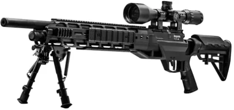 Benjamin Armada BTAP17SX .177-Caliber Pellet PCP Hunting/Target Air Rifle and Scope Black