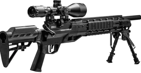 Benjamin Armada BTAP17SX .177-Caliber Pellet PCP Hunting/Target Air Rifle and Scope Black