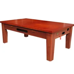 Berner Billiards 6 in 1 Multi Game Table Cherry Blue Green Red