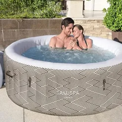 Bestway Madrid SaluSpa 2-4 Person Inflatable Hot Tub with AirJets and App Control