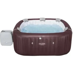Bestway Maldives Inflatable Hot Tub Spa HydroJet Pro Burgundy