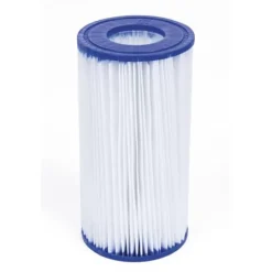 Bestway Power Steel Oval Metal Frame Above Ground Swimming Pool Set Gray Wood Print