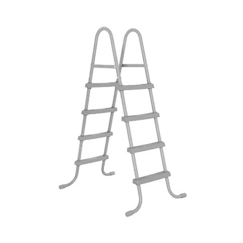 Bestway Power Steel Rectangular Metal Frame Pool Set Gray