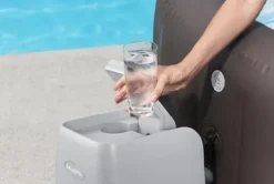 Bestway SaluSpa Dominica Smart EnergySense HydroJet Inflatable Hot Tub Spa Mousse