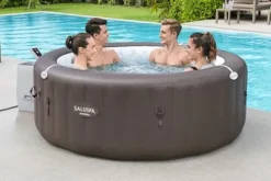 Bestway SaluSpa Dominica Smart EnergySense HydroJet Inflatable Hot Tub Spa Mousse