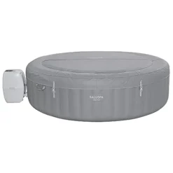 Bestway SaluSpa Grenada AirJet Inflatable Hot Tub 8 Pack Gray