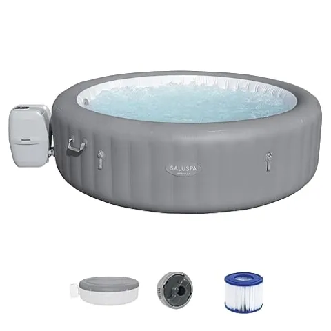 Bestway SaluSpa Grenada AirJet Inflatable Hot Tub with Underwater Pool and Spa Seat