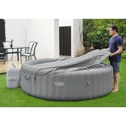 Bestway SaluSpa Grenada AirJet Inflatable Hot Tub Gray