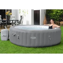 Bestway SaluSpa Grenada AirJet Inflatable Hot Tub Gray