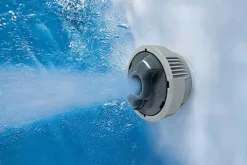 Bestway SaluSpa Hawaii EnergySense Smart Luxe AirJet Inflatable Hot Tub Spa Black Marble