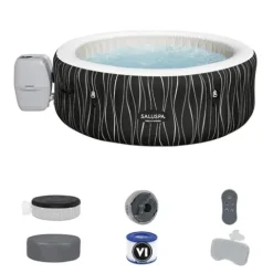 Bestway SaluSpa Hollywood EnergySense Luxe AirJet Hot Tub Black Print
