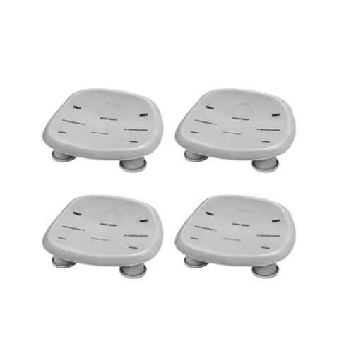 Bestway SaluSpa Honolulu AirJet Inflatable Hot Tub with 140 Jets & 4 Non-Slip Seats Gray