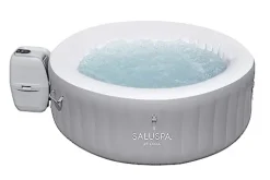 Bestway SaluSpa St. Lucia EnergySense AirJet Inflatable Hot Tub Spa 67″ x 26 Gray