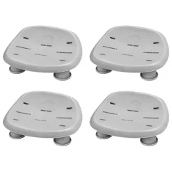 Bestway SaluSpa St Moritz AirJet Hot Tub with Non-Slip Seats & Padded Headrest Pillows Brown