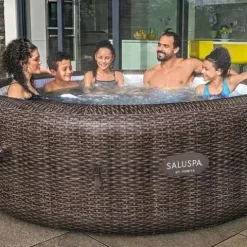 Bestway SaluSpa St Moritz AirJet Inflatable Hot Tub 5-7 Person Outdoor Spa
