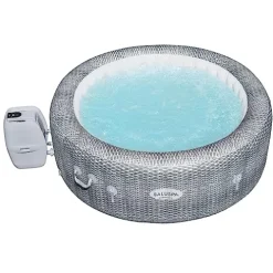 Bestway SaluSpa Sun Shade Canopy with Honolulu Inflatable Hot Tub Honolulu