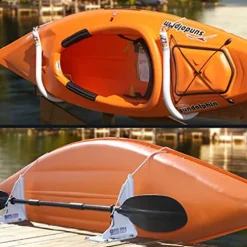 BH-USA Aluminum Dock Mount Kayak Racks Silver