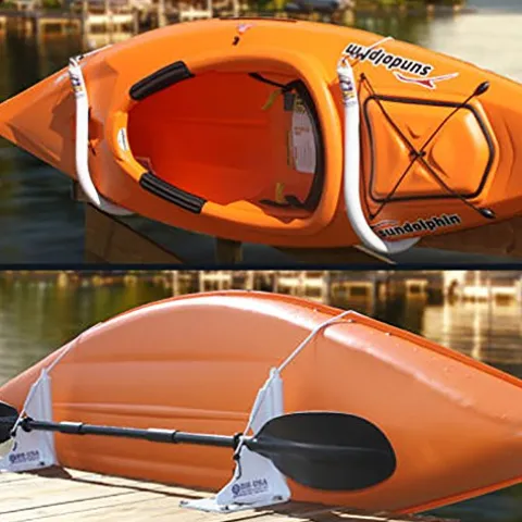 BH-USA Aluminum Dock Mount Kayak Racks Silver