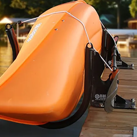 BH-USA Aluminum Dock Mount Kayak Racks Silver