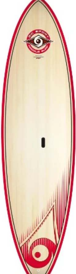 BIC Sport Wave Pro Wood Stand Up Paddleboard 9’1″ Wood/Red