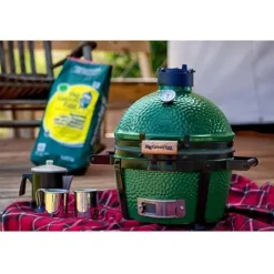 Big Green Egg MiniMax Charcoal Smoker 133 sq. in. Green