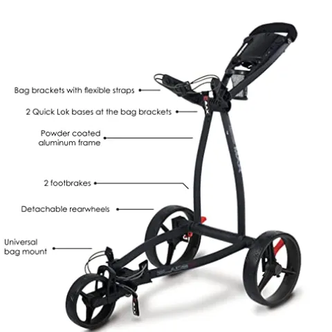 Big Max Blade IP Golf Push Carts Phantom