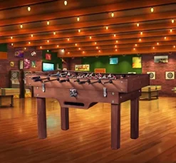 Bilhares Carrinho Professional Wood Foosball Table Brown Green