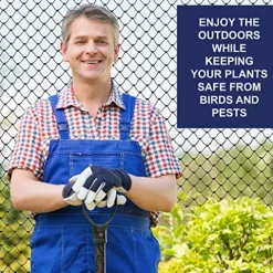 Bird-X Heavy-Duty Netting 50ft x 100ft Black