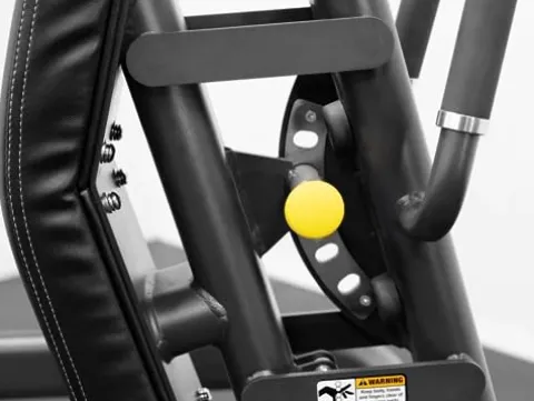 BK BodyKore Isolation Series Selectorized Rear Kick GR618 Black and Silver