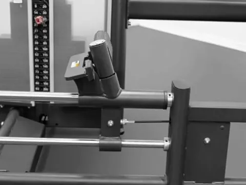 BK BodyKore Isolation Series Selectorized Rear Kick GR618 Black and Silver