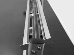 BK BodyKore 5-100lb Dumbbell Rack G243 Silver