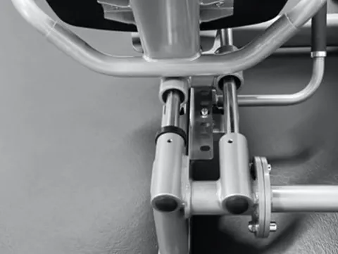 BK BodyKore Seated Leg & Calf Press GR631 Silver and Black