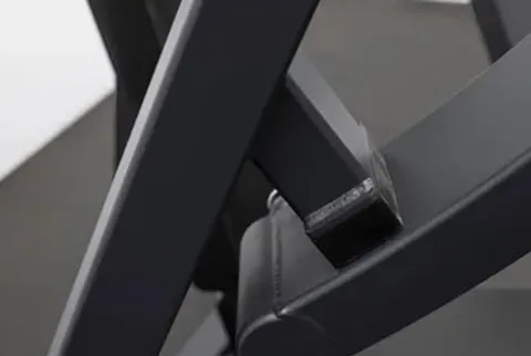 BK BodyKore Stacked Series Plate Loaded Chest Press Black Frame