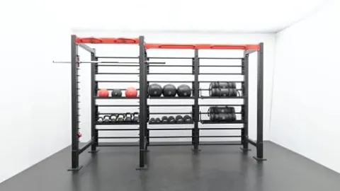 BK BodyKore Storage Rack VFCR1701D Silver Black