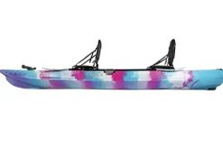 BKC Brooklyn 13.0 Pro Tandem Sit On Top Fishing Kayak Purple Camo