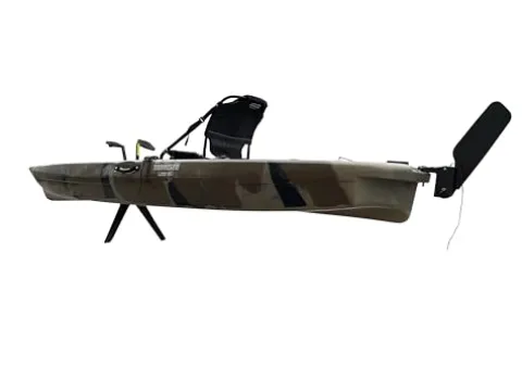 BKC Brooklyn 12.0 Single Pedal Sit-On-Top Fishing Kayak Camo