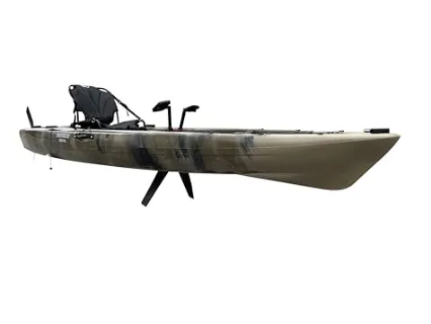 BKC Brooklyn 12.0 Single Pedal Sit-On-Top Fishing Kayak Camo