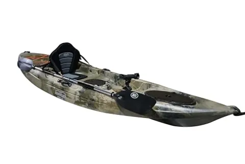 BKC Brooklyn 11.0 Single Sit On Top Fishing Kayak Camo